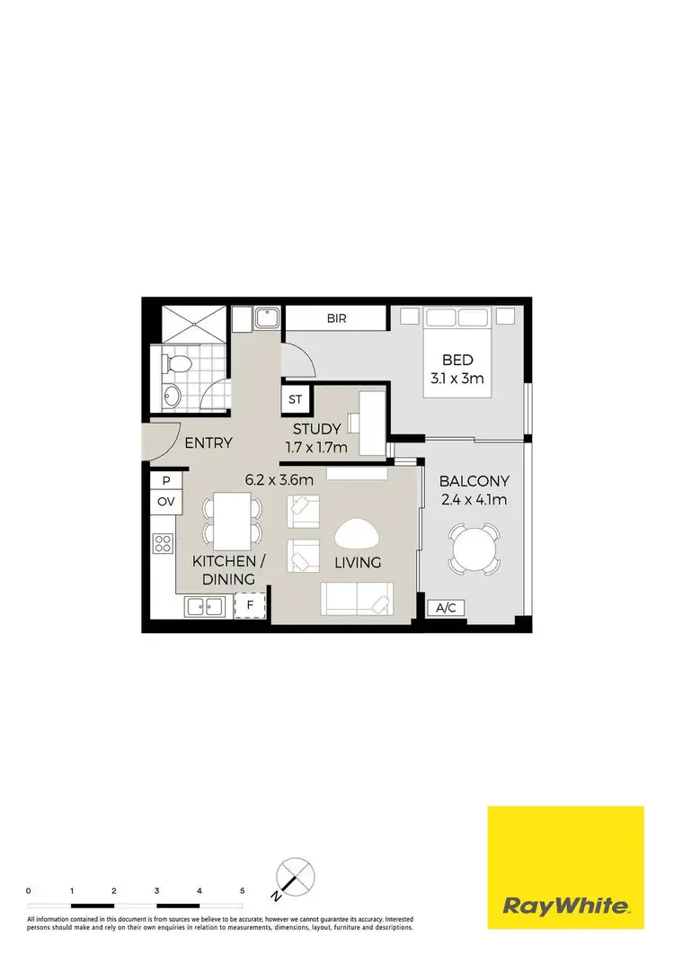 Floorplan of Homely apartment listing, 1106/19 Halifax Street, Macquarie Park NSW 2113