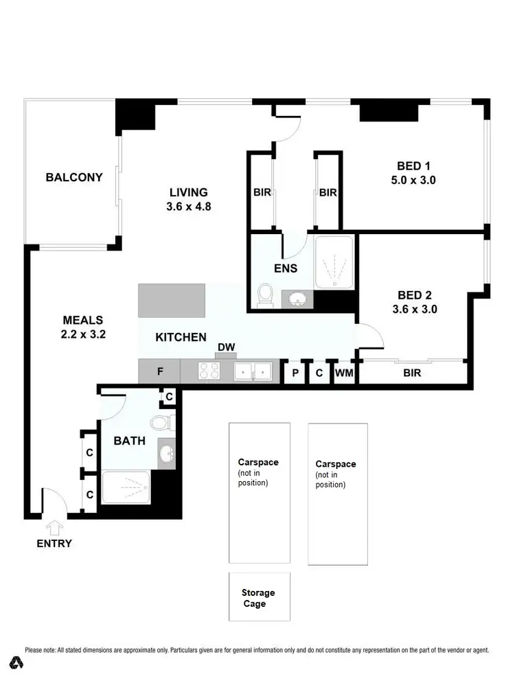 Floorplan of Homely apartment listing, 1418/1 Ascot Vale Road, Flemington VIC 3031