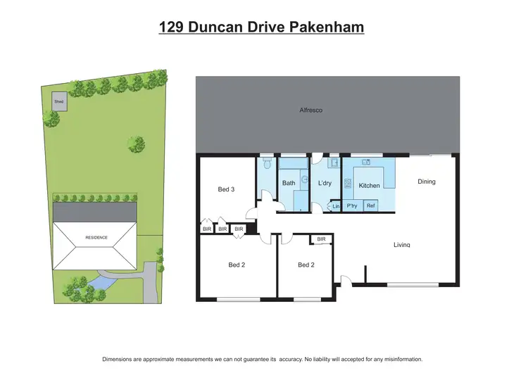 Floorplan of Homely house listing, 129 Duncan Drive, Pakenham VIC 3810