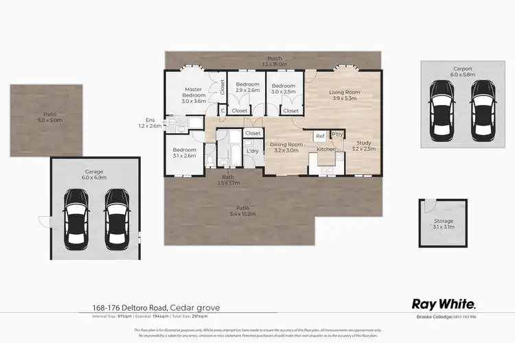 Floorplan of Homely house listing, 168-176 Deltoro Road, Cedar Grove QLD 4285