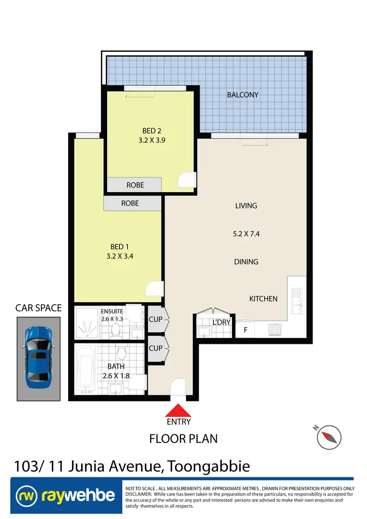 Floorplan of Homely apartment listing, 103/11-13 Junia Avenue, Toongabbie NSW 2146