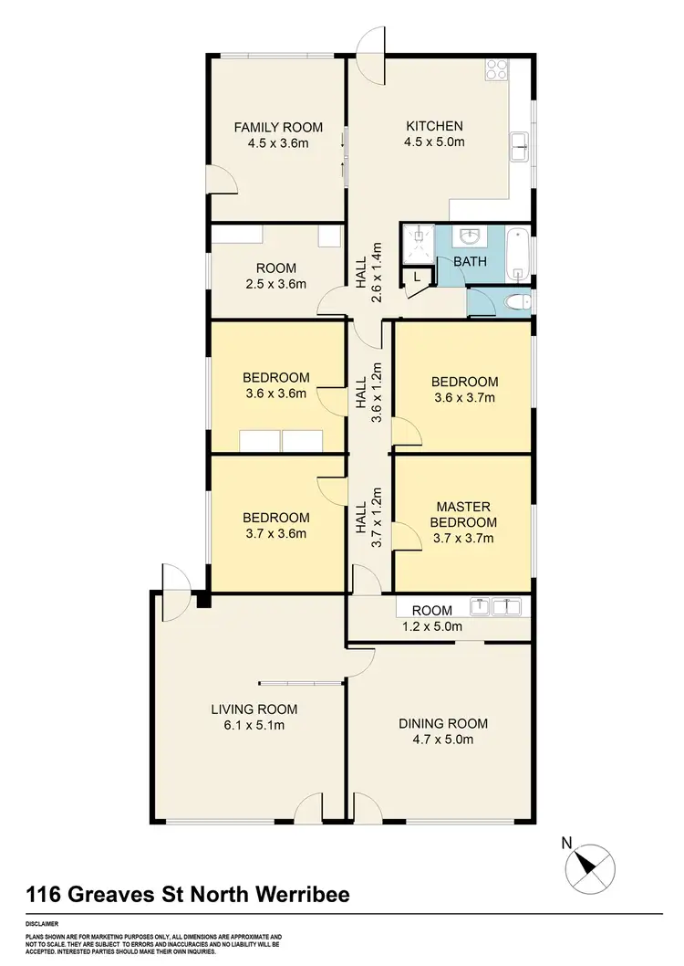 Floorplan of Homely house listing, 116 Greaves Street, Werribee VIC 3030