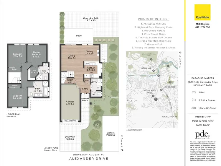 Floorplan of Homely townhouse listing, 81/102 Alexander Drive, Highland Park QLD 4211