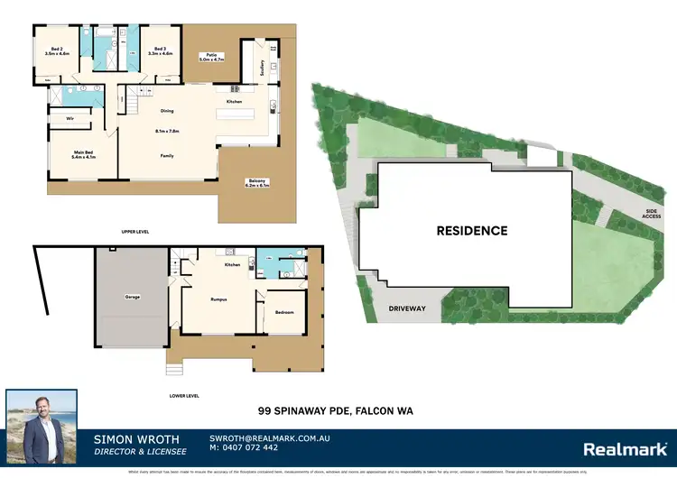 Floorplan of Homely house listing, 99 Spinaway Parade, Falcon WA 6210