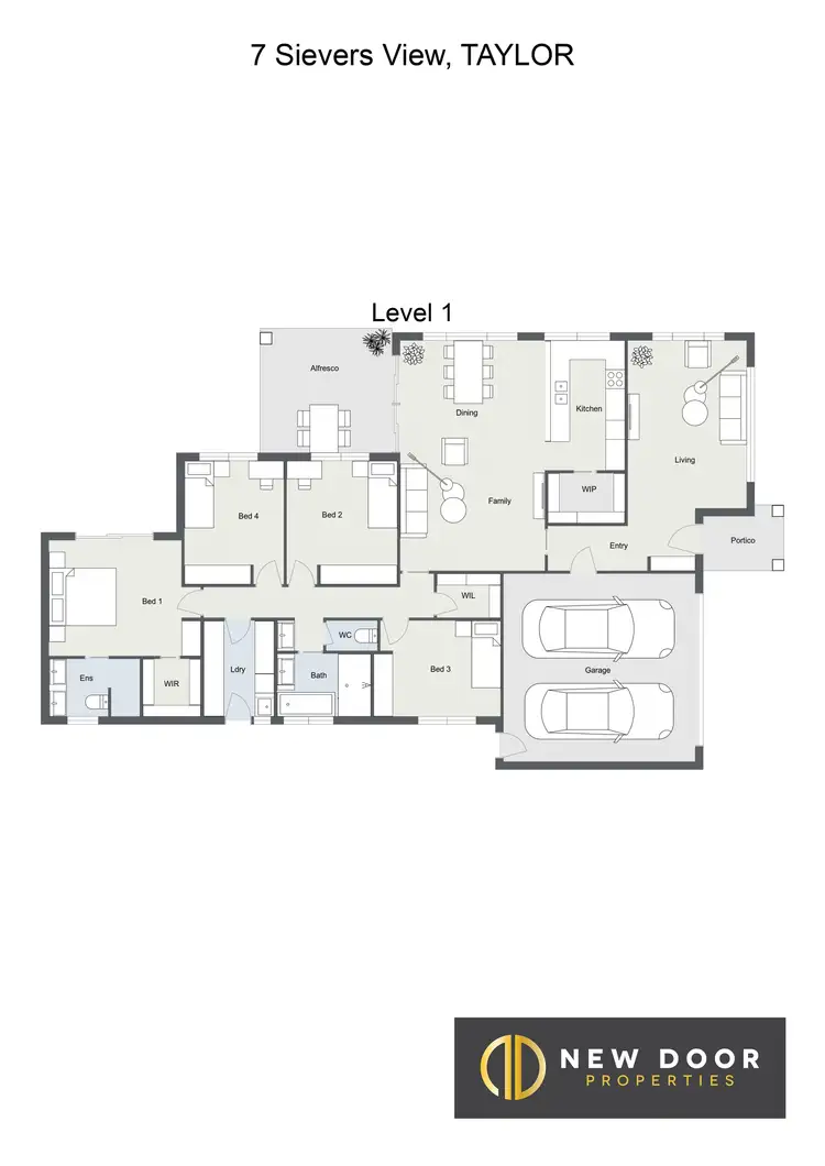 Floorplan of Homely house listing, 7 Sievers View, Taylor ACT 2913
