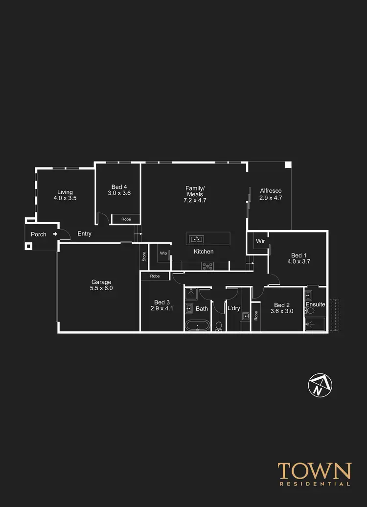 Floorplan of Homely house listing, 4 Spouse Place, Moncrieff ACT 2914