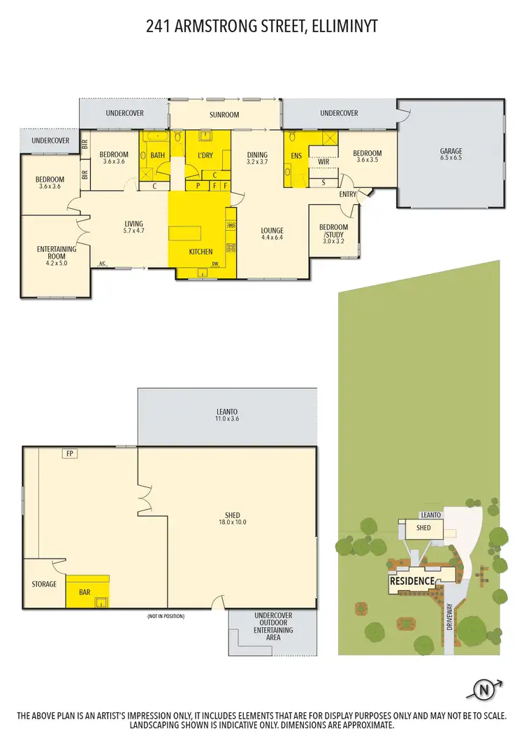 Floorplan of Homely house listing, 241 Armstrong Street, Elliminyt VIC 3250