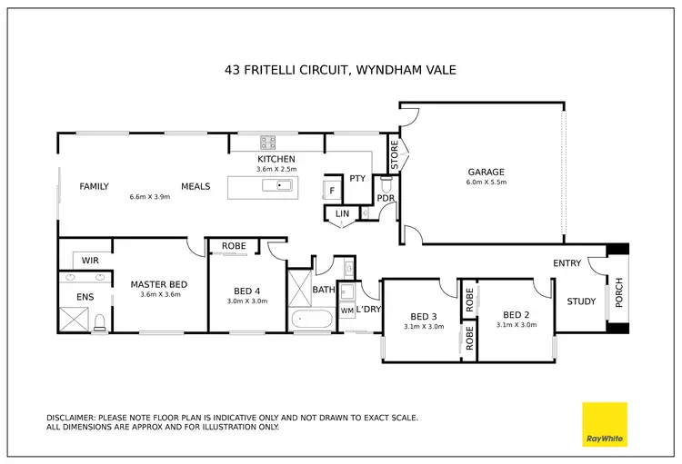 Floorplan of Homely other listing, 43 Fritelli Circuit, Wyndham Vale VIC 3024
