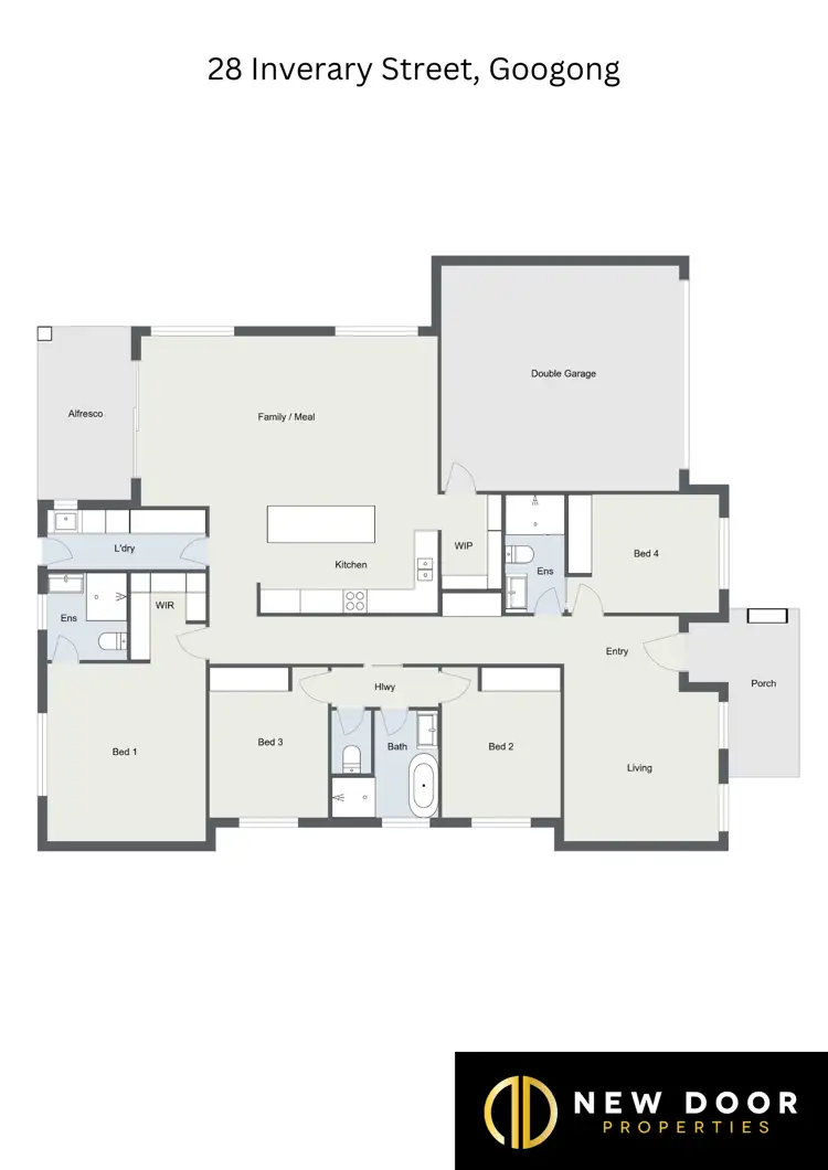 Floorplan of Homely house listing, 28 Inverary Street, Googong NSW 2620