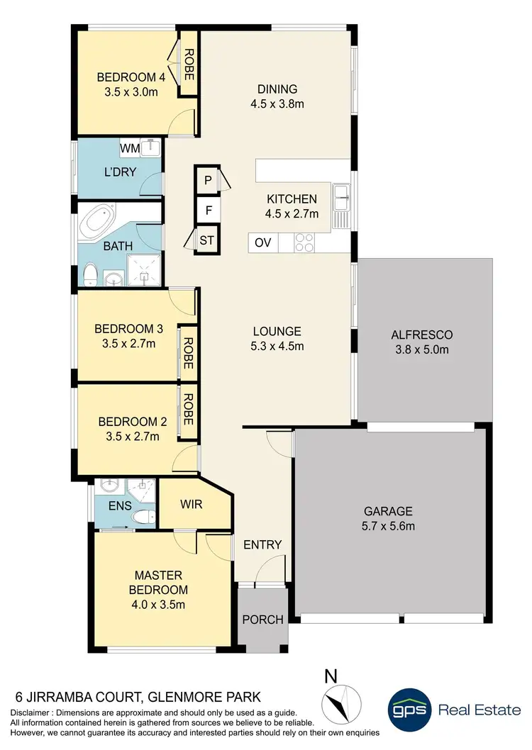 Floorplan of Homely house listing, 6 Jirramba Court, Glenmore Park NSW 2745