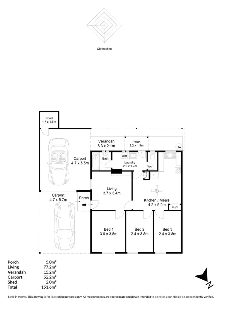 Floorplan of Homely house listing, 38 Rolleston Avenue, Salisbury North SA 5108