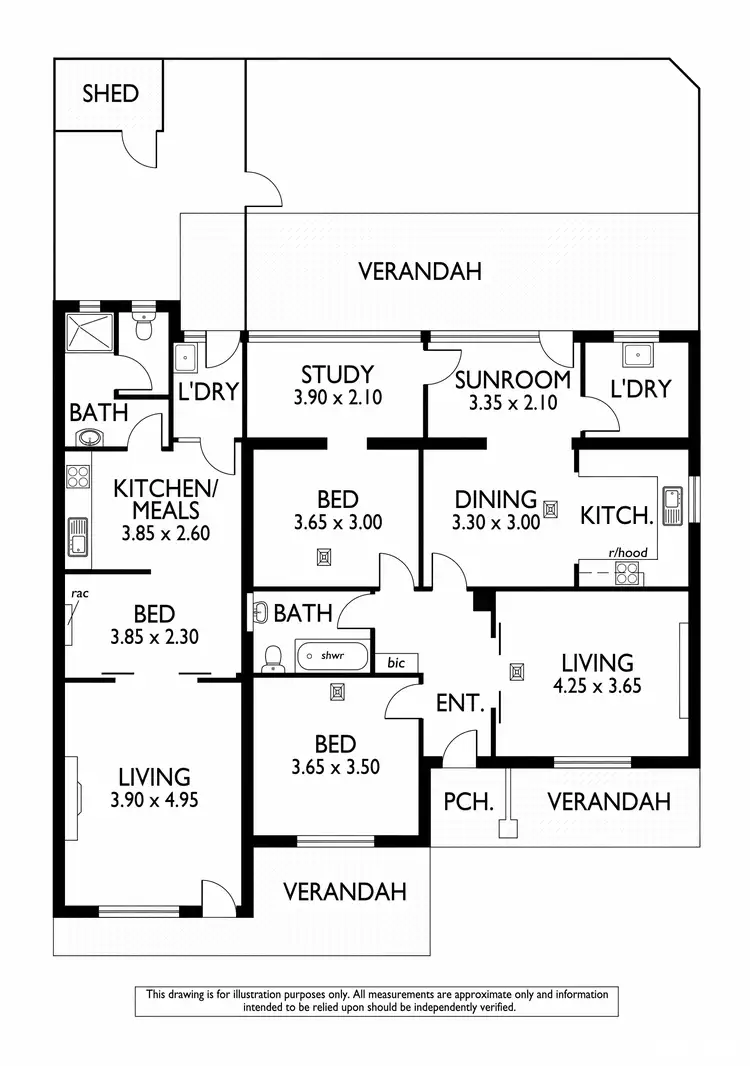Floorplan of Homely house listing, 43 Gray Street, Plympton SA 5038