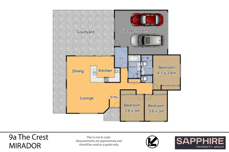 Floorplan of Homely house listing, 9A The Crest, Mirador NSW 2548