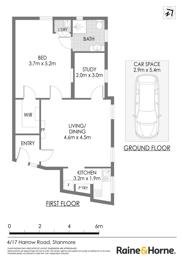 Floorplan of Homely apartment listing, 4/17 Harrow Road, Stanmore NSW 2048