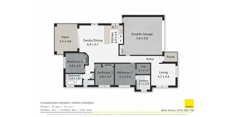 Floorplan of Homely house listing, 5 Hasemann Crescent, Upper Coomera QLD 4209