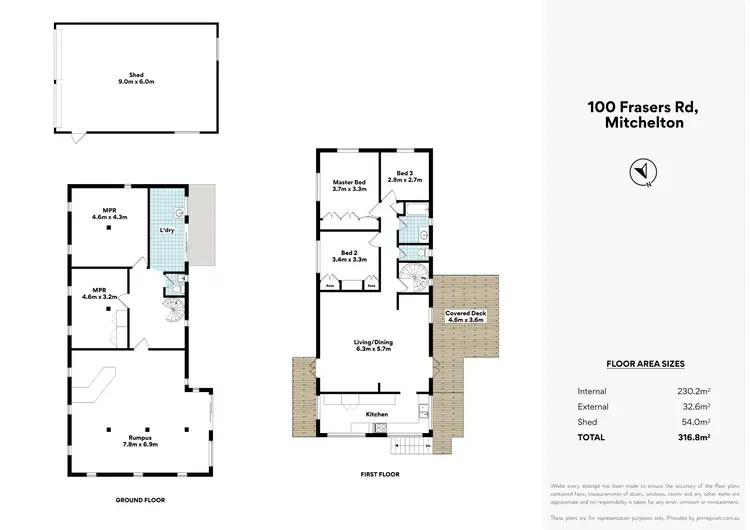 Floorplan of Homely house listing, 100 Frasers Road, Mitchelton QLD 4053