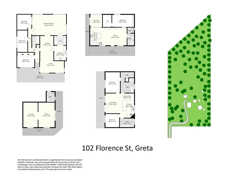 Floorplan of Homely rural property listing, 102 Florence Street, Greta NSW 2334