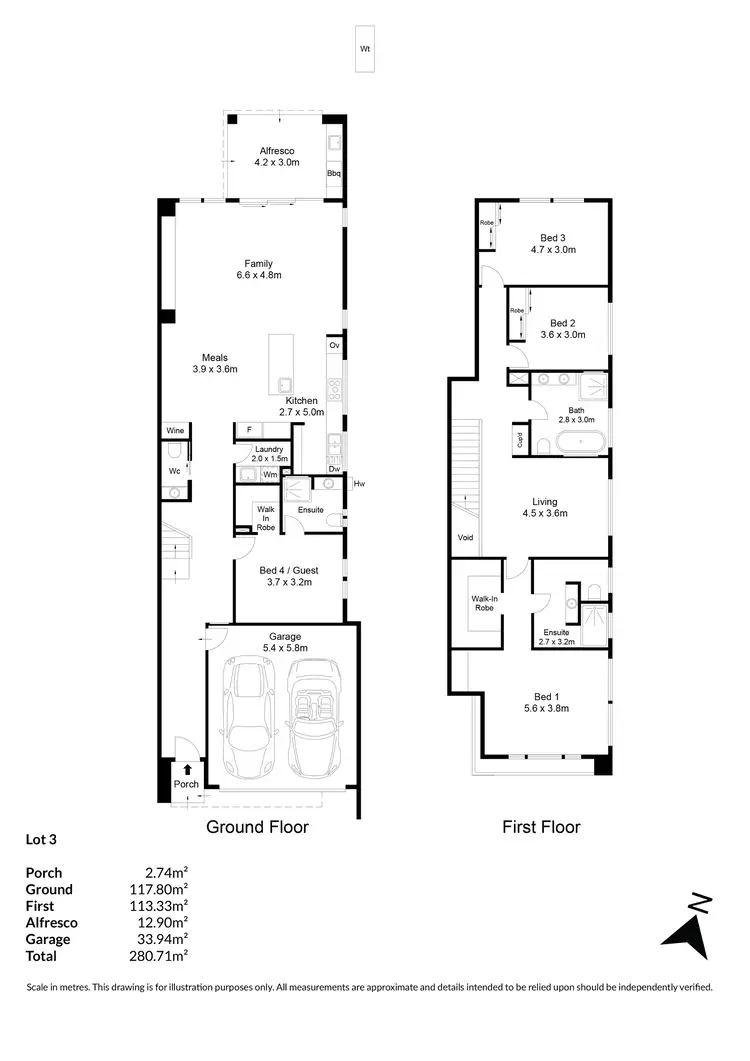 Floorplan of Homely house listing, 19B & 19C Langman Grove, Felixstow SA 5070