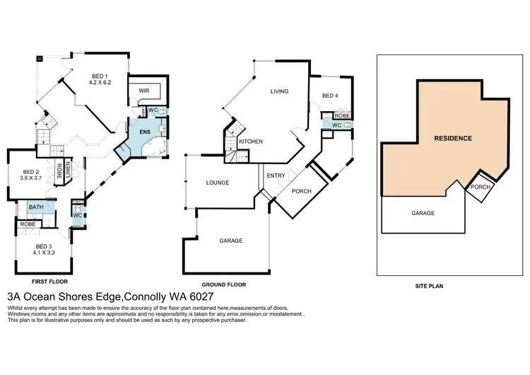 Floorplan of Homely house listing, 3 Ocean Shores Edge, Connolly WA 6027