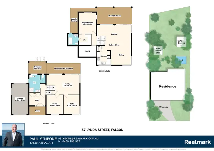 Floorplan of Homely house listing, 57 Lynda Street, Falcon WA 6210