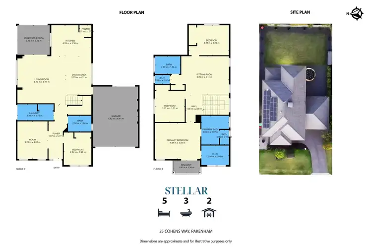 Floorplan of Homely house listing, 35 Cohens Way, Pakenham VIC 3810