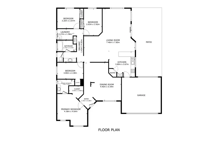 Floorplan of Homely house listing, 7 Daniel Drive, Canning Vale WA 6155