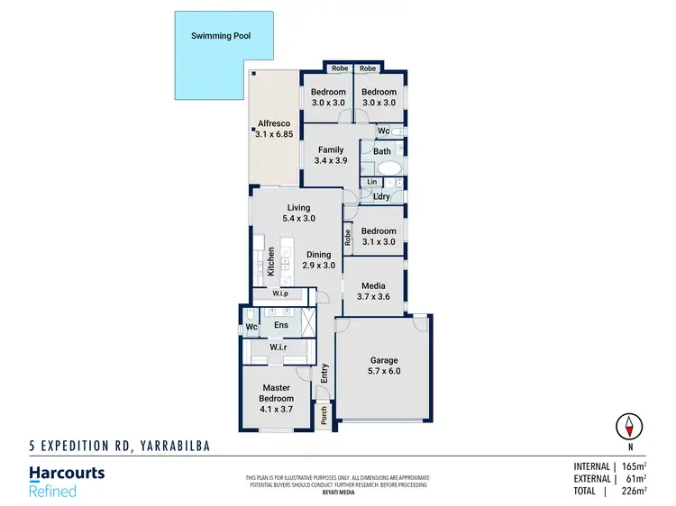 Floorplan of Homely house listing, 5 Expedition Road, Yarrabilba QLD 4207