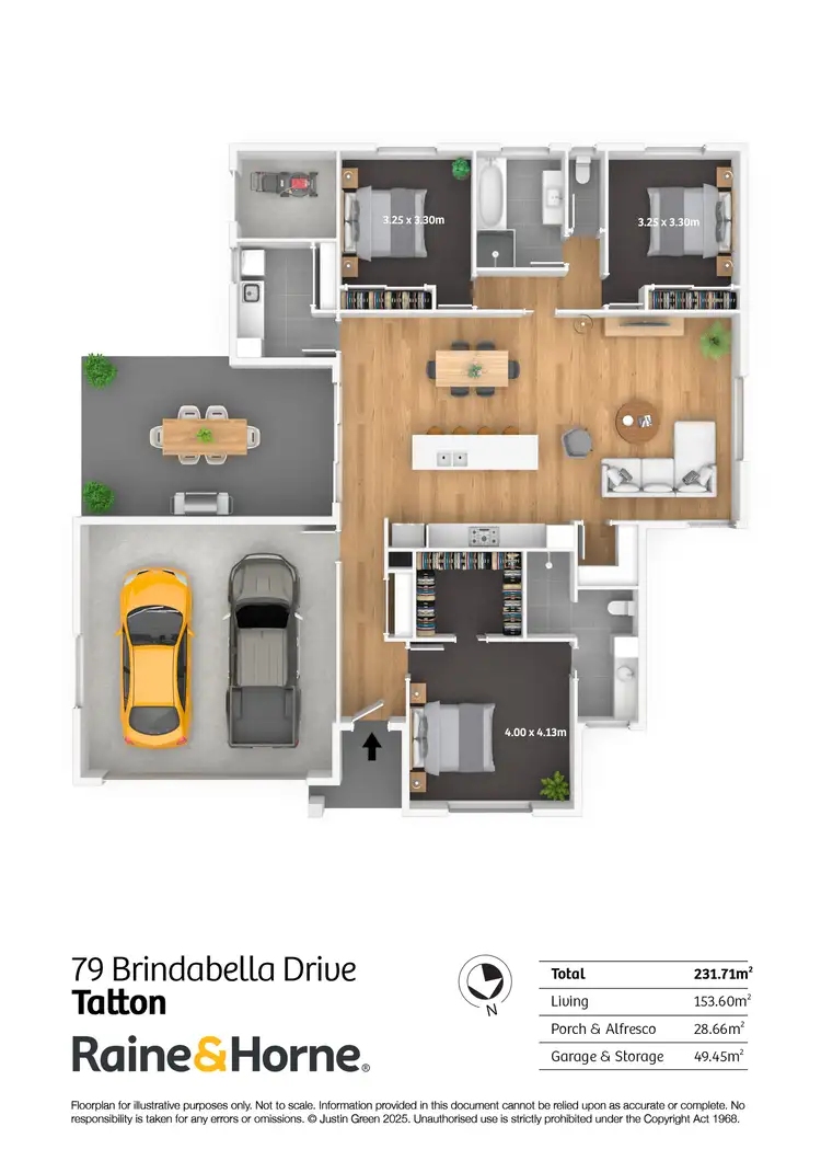 Floorplan of Homely house listing, 79 Brindabella Drive, Tatton NSW 2650