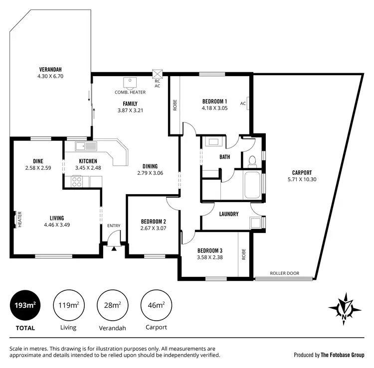 Floorplan of Homely house listing, 14 Cimaron Close, Morphett Vale SA 5162