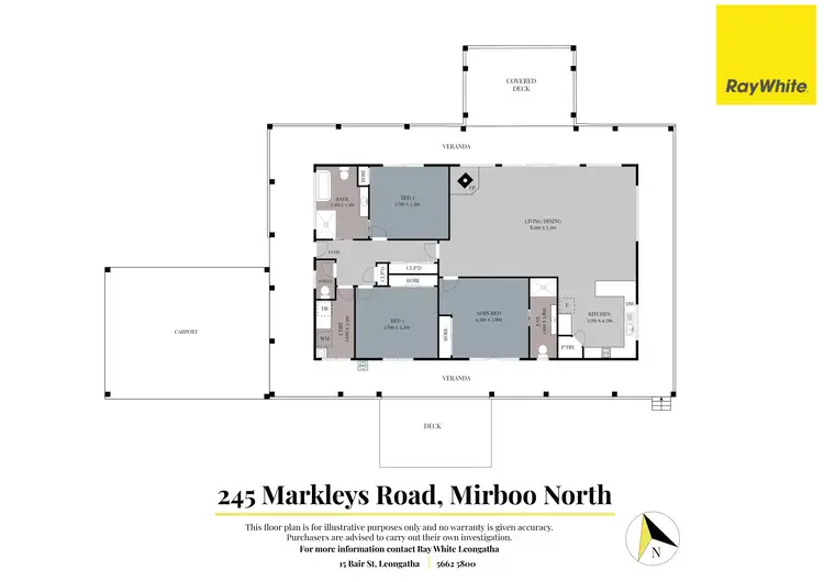 Floorplan of Homely rural property listing, 245 Markleys Road, Mirboo North VIC 3871