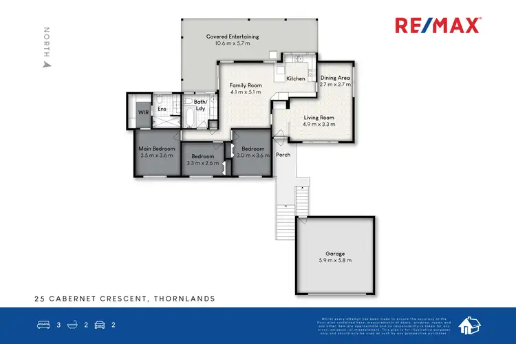 Floorplan of Homely house listing, 25 Cabernet Crescent, Thornlands QLD 4164