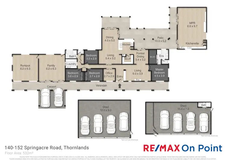 Floorplan of Homely rural property listing, 140-152 Springacre Road, Thornlands QLD 4164