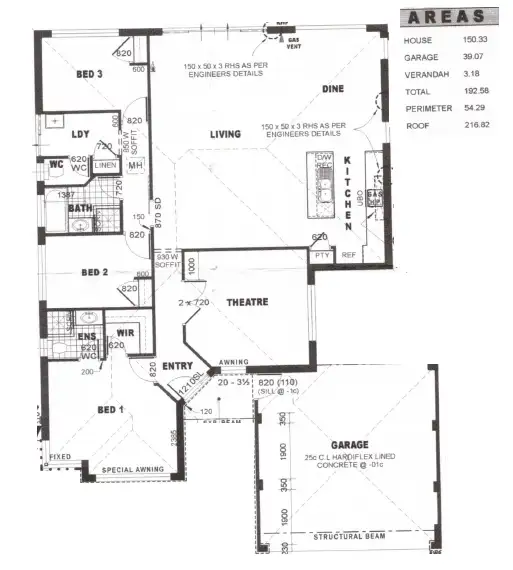 Floorplan of Homely house listing, 12 Honeydew Bend, Byford WA 6122