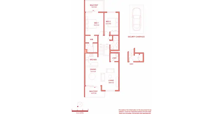 Floorplan of Homely apartment listing, 22/100 Barcom Avenue, Darlinghurst NSW 2010