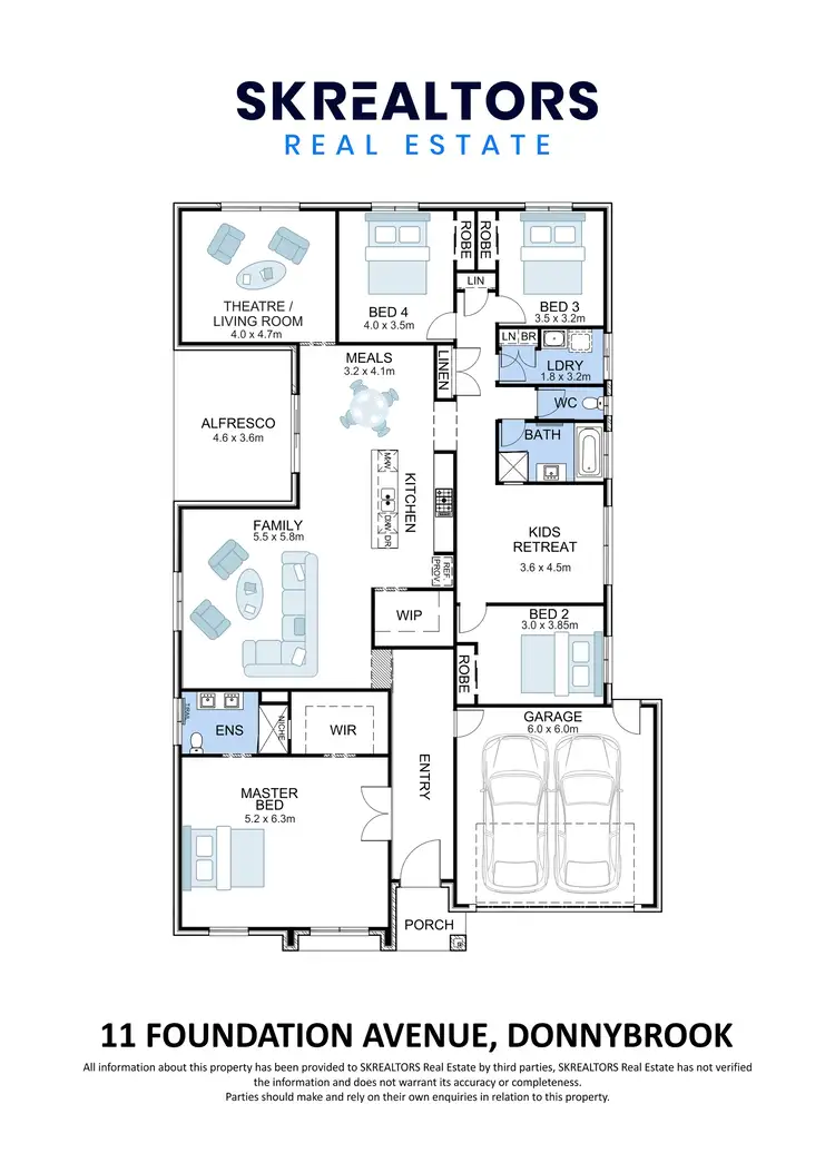 Floorplan of Homely house listing, 11 Foundation Avenue, Donnybrook VIC 3064