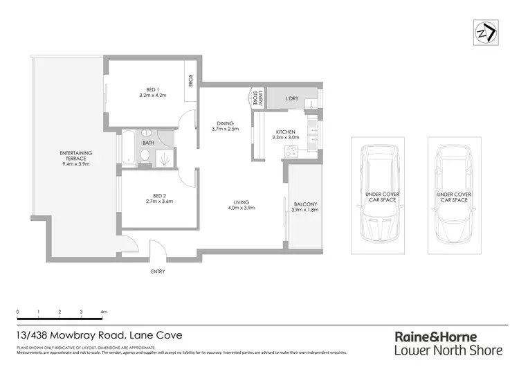 Floorplan of Homely apartment listing, 13/438-444 Mowbray Road, Lane Cove NSW 2066