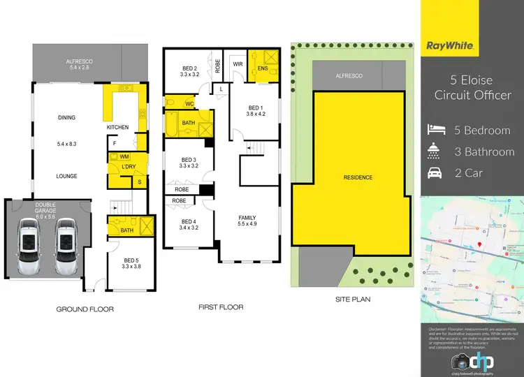 Floorplan of Homely house listing, 5 Eloise Circuit, Officer VIC 3809
