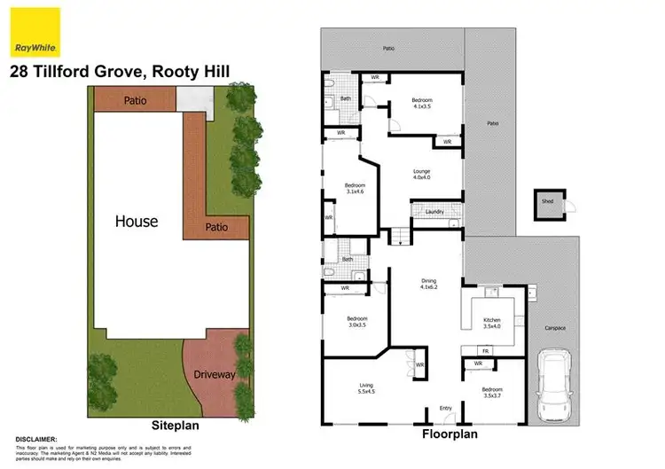Floorplan of Homely house listing, 28 Tillford Grove, Rooty Hill NSW 2766