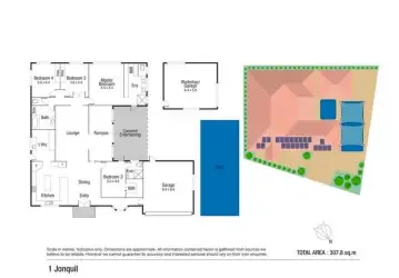 Floorplan of Homely house listing, 1 Jonquil Crescent, Annandale QLD 4814