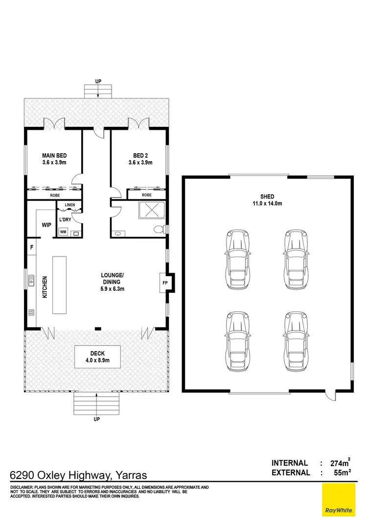 Floorplan of Homely rural property listing, 6290 Oxley Highway, Yarras NSW 2446