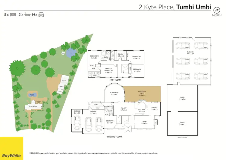 Floorplan of Homely rural property listing, 2 Kyte Place, Tumbi Umbi NSW 2261