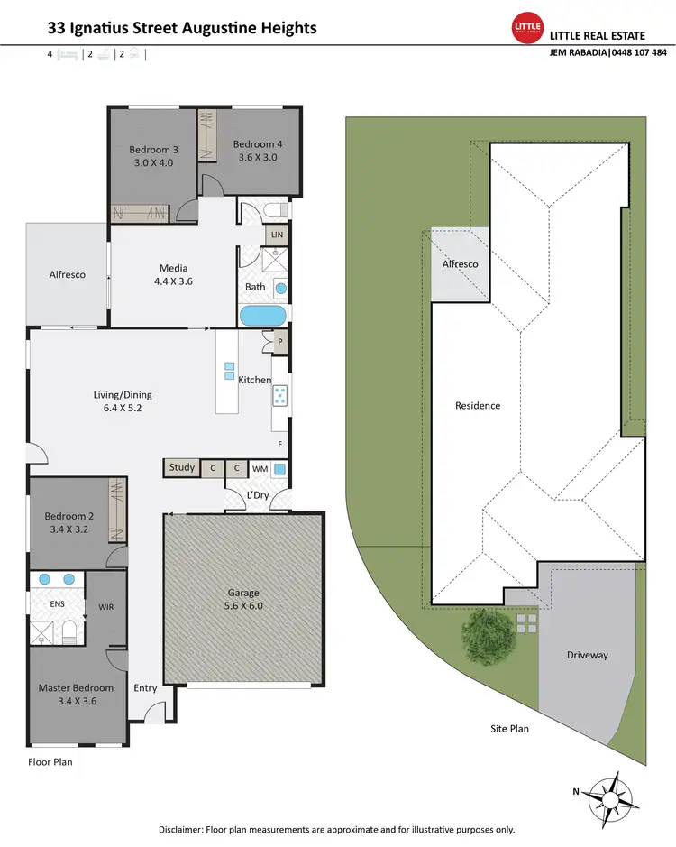 Floorplan of Homely house listing, 33 Ignatius Street, Augustine Heights QLD 4300