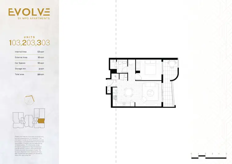Floorplan of Homely apartment listing, 303/4 James Street, Blakehurst NSW 2221