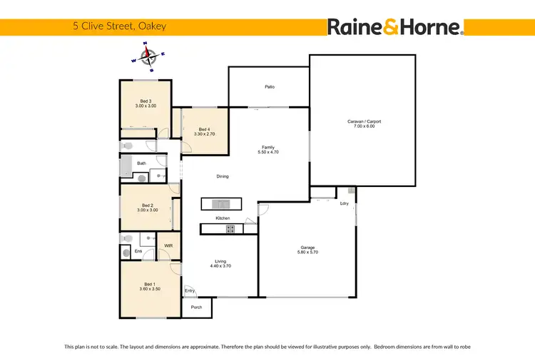 Floorplan of Homely house listing, 5 Clive Street, Oakey QLD 4401