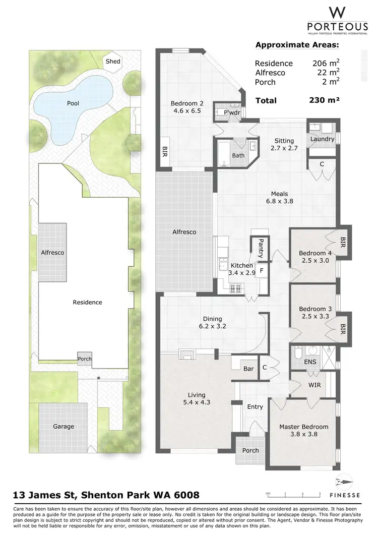 Floorplan of Homely house listing, 13 James Street, Shenton Park WA 6008