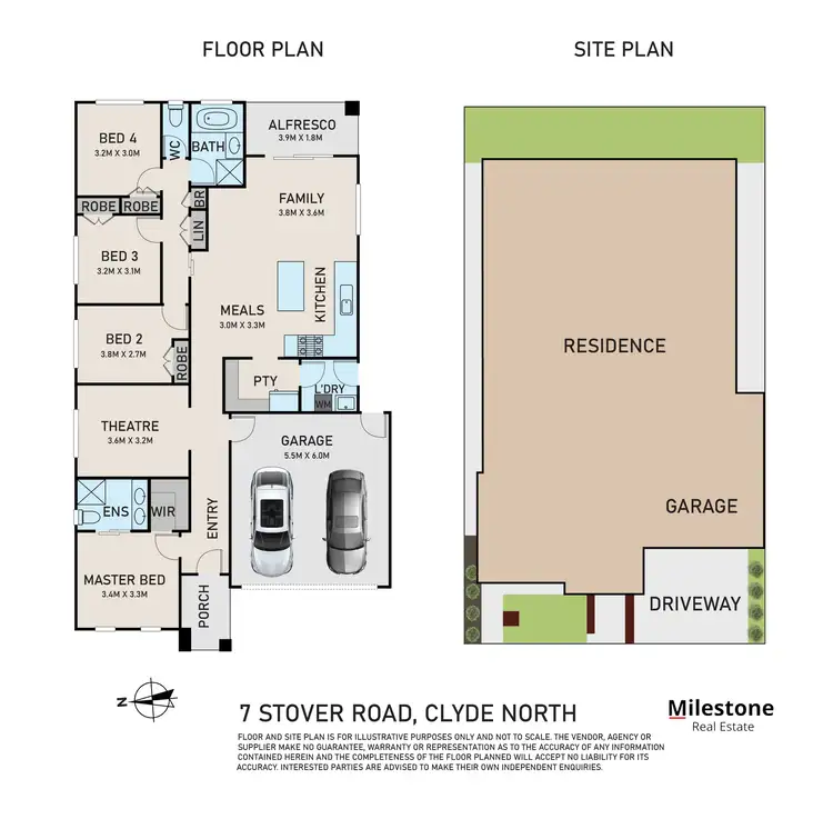 Floorplan of Homely house listing, 7 Stover Road, Clyde North VIC 3978