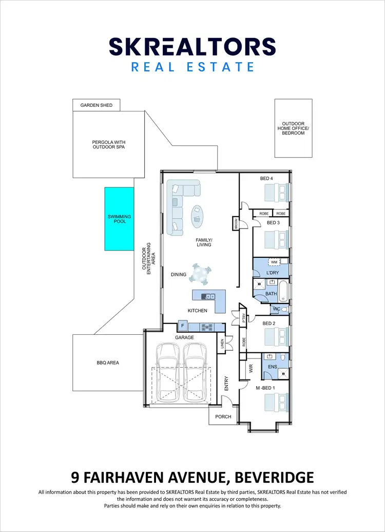 Floorplan of Homely house listing, 9 Fairhaven Avenue, Beveridge VIC 3753