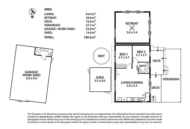 Floorplan of Homely house listing, 11 Pelde Rd, Punyelroo SA 5353