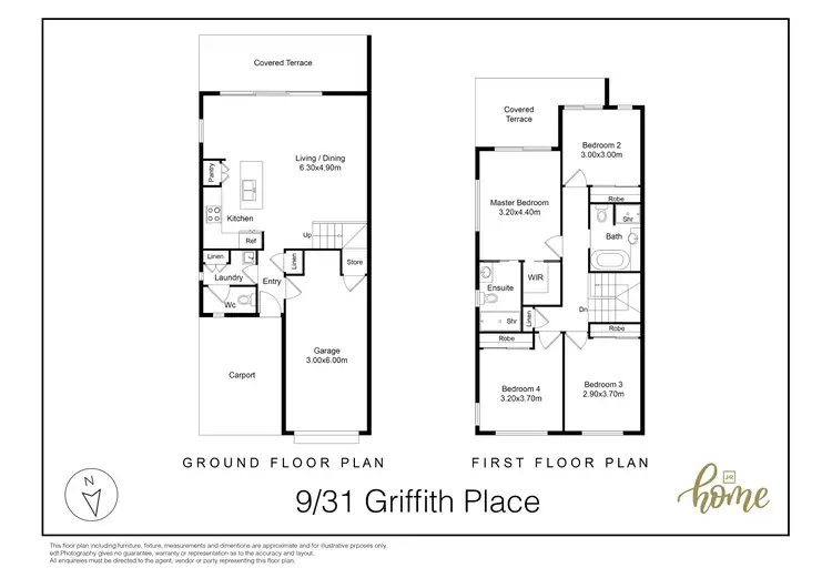 Floorplan of Homely townhouse listing, 9/31 Griffith Place, Seven Hills QLD 4170