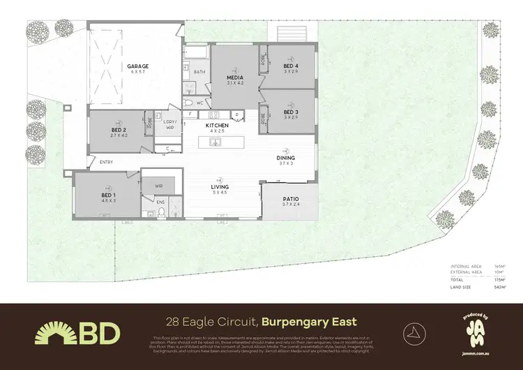 Floorplan of Homely house listing, 28 Eagle Circuit, Burpengary East QLD 4505